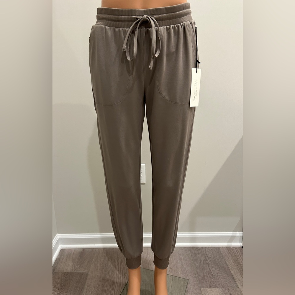 NWT Rachel Zoe Mid-Rise Jogger - Size Small - Color Taupe - Elevated Style